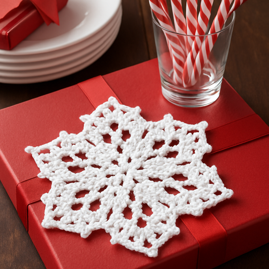 Crochet Snowflake-MiniMood Studio